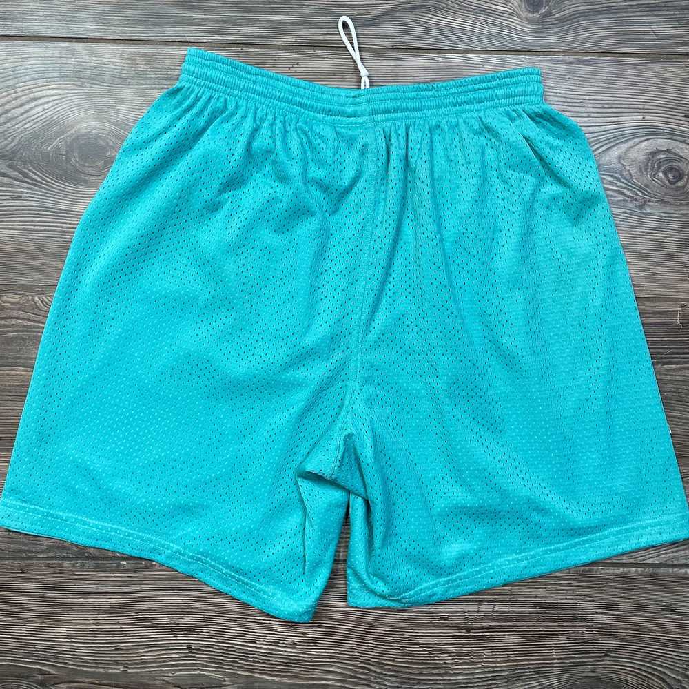 NIKE Womens Turquoise Nylon Mesh Shorts Active Sp… - image 3