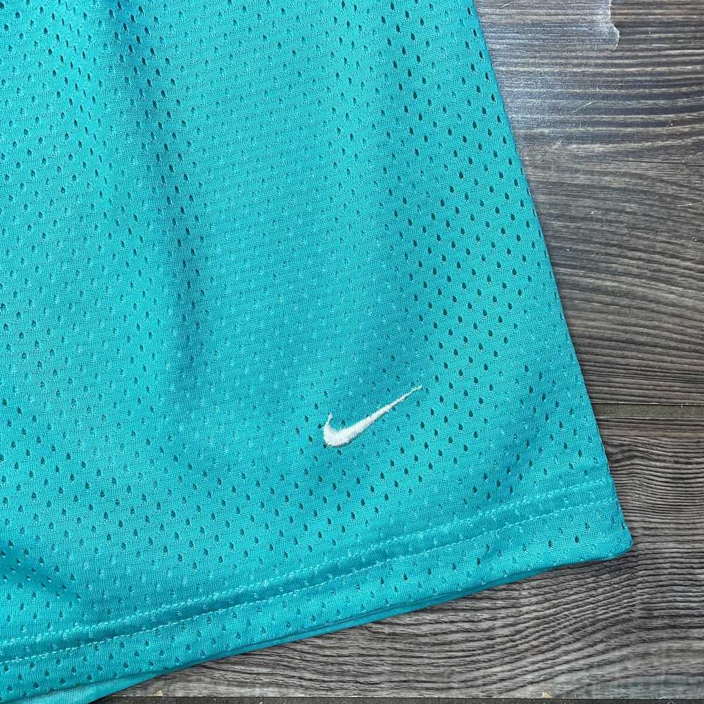 NIKE Womens Turquoise Nylon Mesh Shorts Active Sp… - image 4