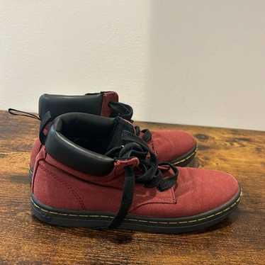 Dr. Martens burgundy  Maelly shoreditch sneaker si