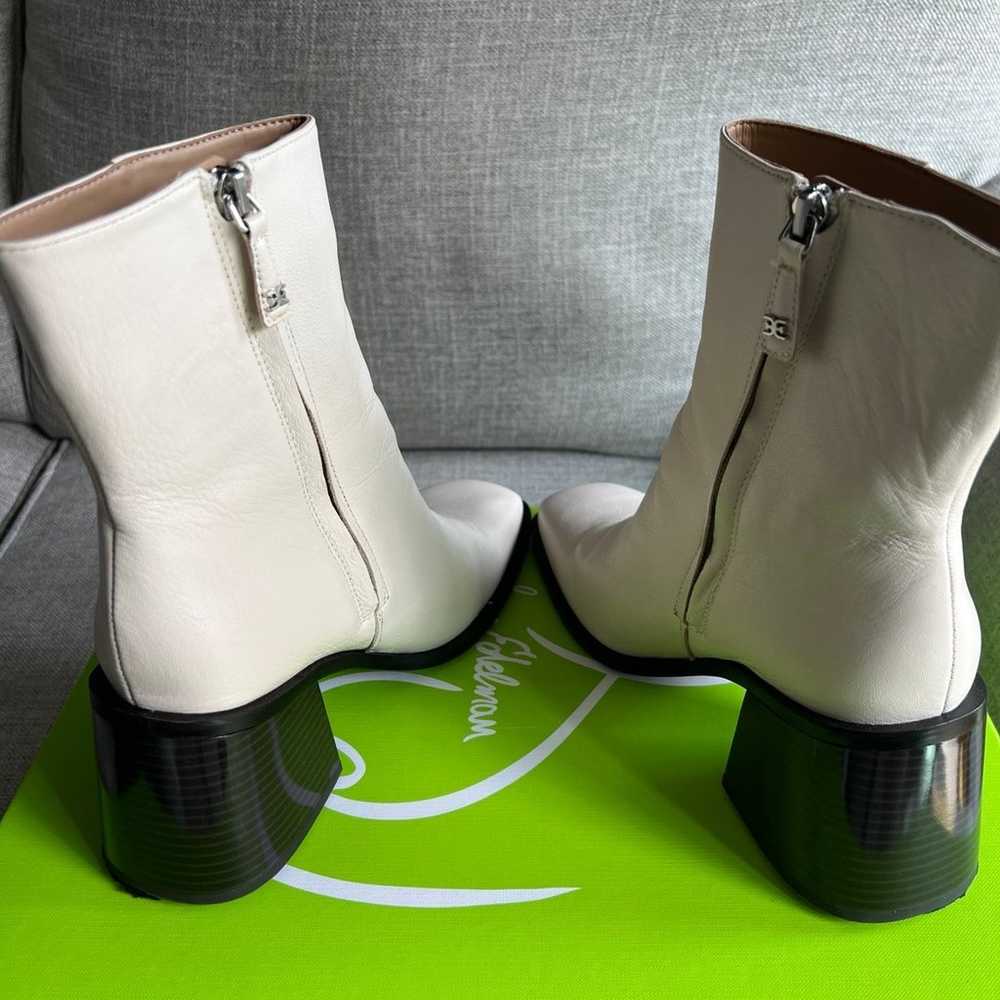 Sam Edelman Women’s white leather boots - image 3