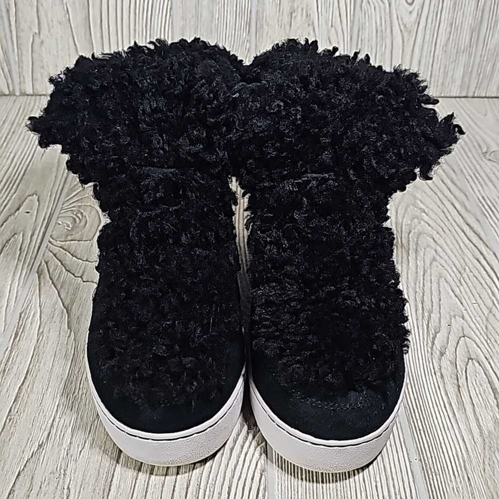 Vionic Splendid Oak Black Suede Sherpa Boots, Wom… - image 3