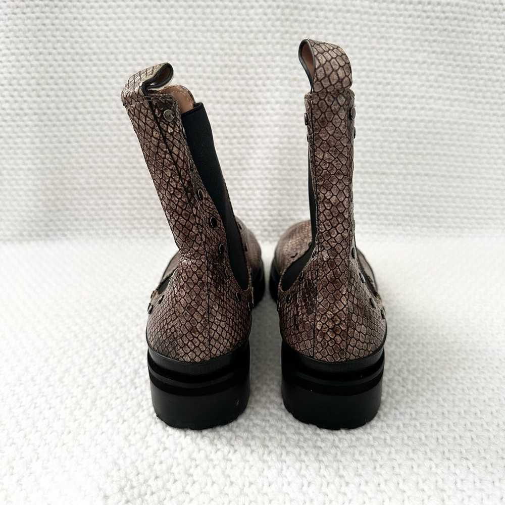 Aerosoles Camila Stud Brown Snake Embossed Chelse… - image 4