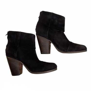 Rag & Bone Suede Newbury Boot Black 6 - image 1