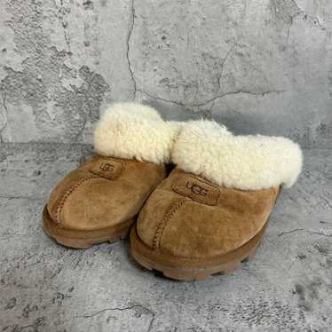 UGG sheepskin sandals 24cm slippers brown