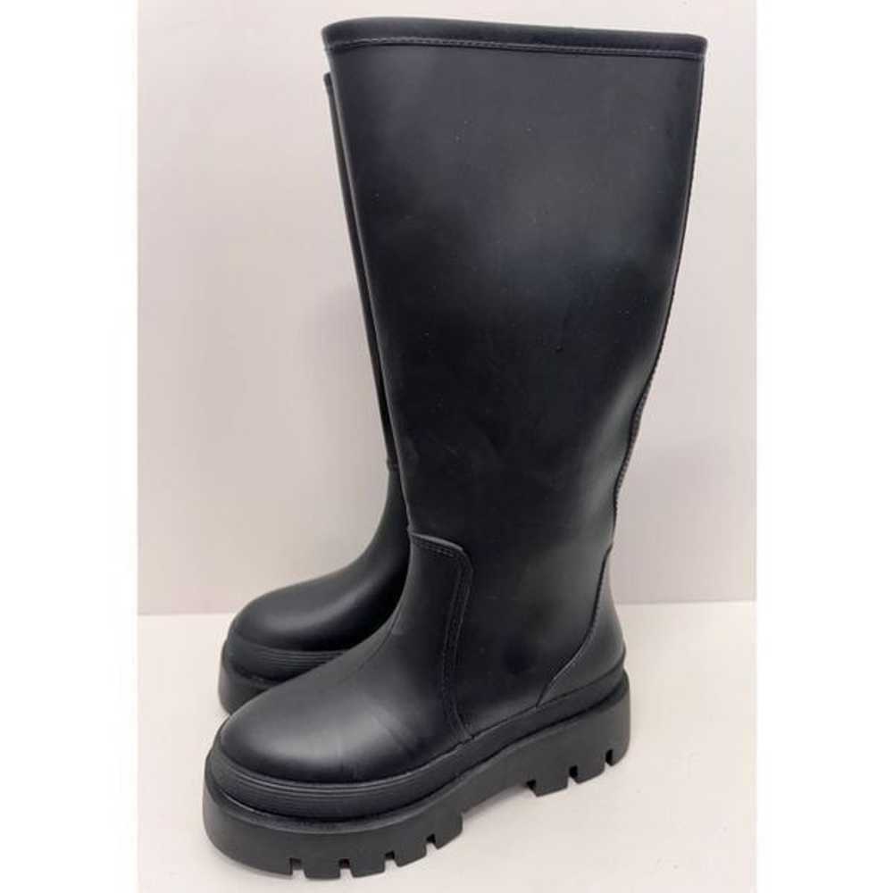 Jeffrey Campbell Rain Boots Size 6 Black Outdoor … - image 3