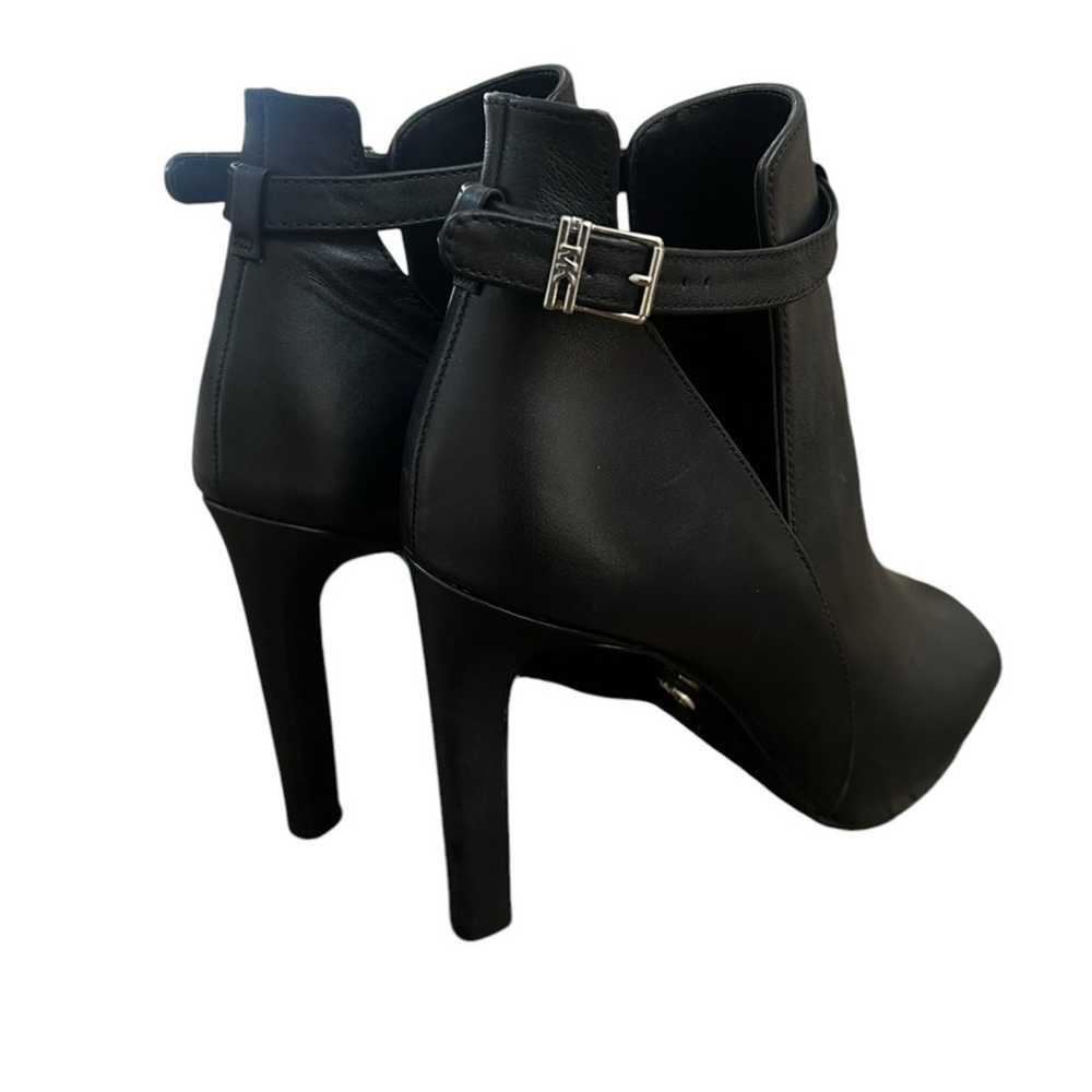 NWOT Michael Kors Lawson Open-Toe Black Bootie – … - image 4