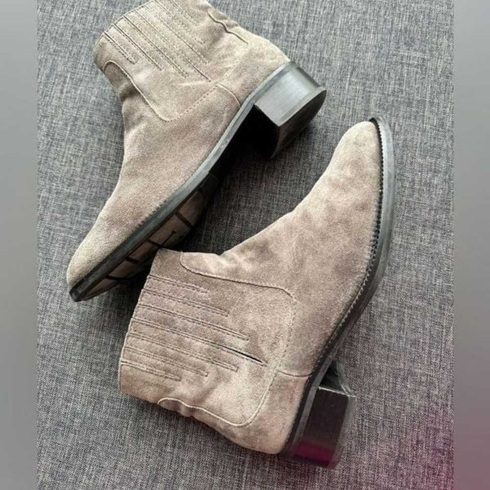 Aquatalia Gray Suede Oribella Ankle Boots Size EU… - image 10