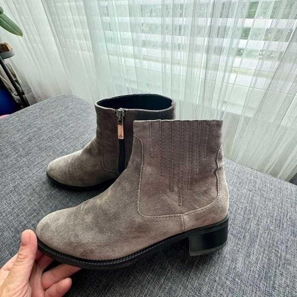 Aquatalia Gray Suede Oribella Ankle Boots Size EU… - image 2