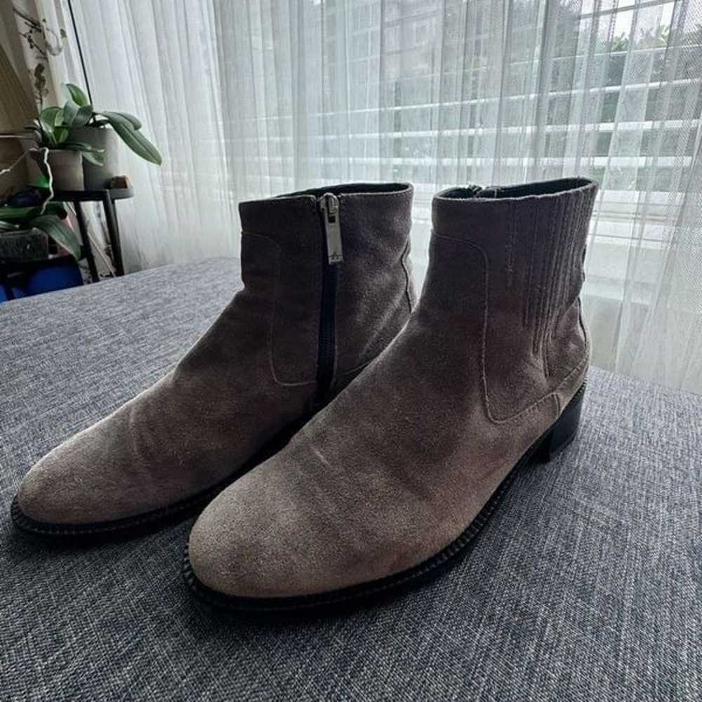 Aquatalia Gray Suede Oribella Ankle Boots Size EU… - image 5