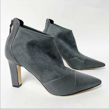 Cole Haan Ankle Boots Heeled Grey Suede Leather P… - image 1