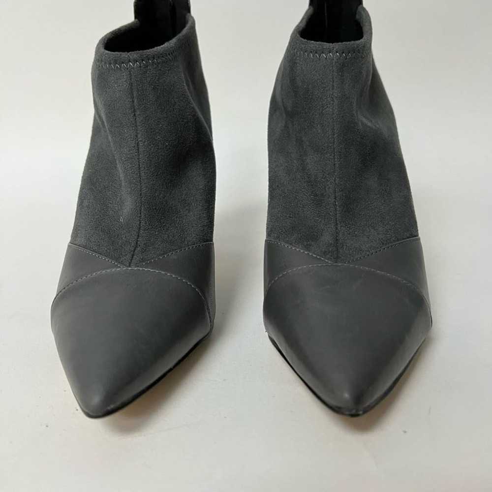 Cole Haan Ankle Boots Heeled Grey Suede Leather P… - image 2