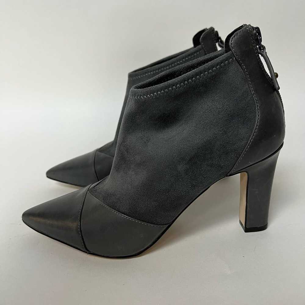 Cole Haan Ankle Boots Heeled Grey Suede Leather P… - image 3