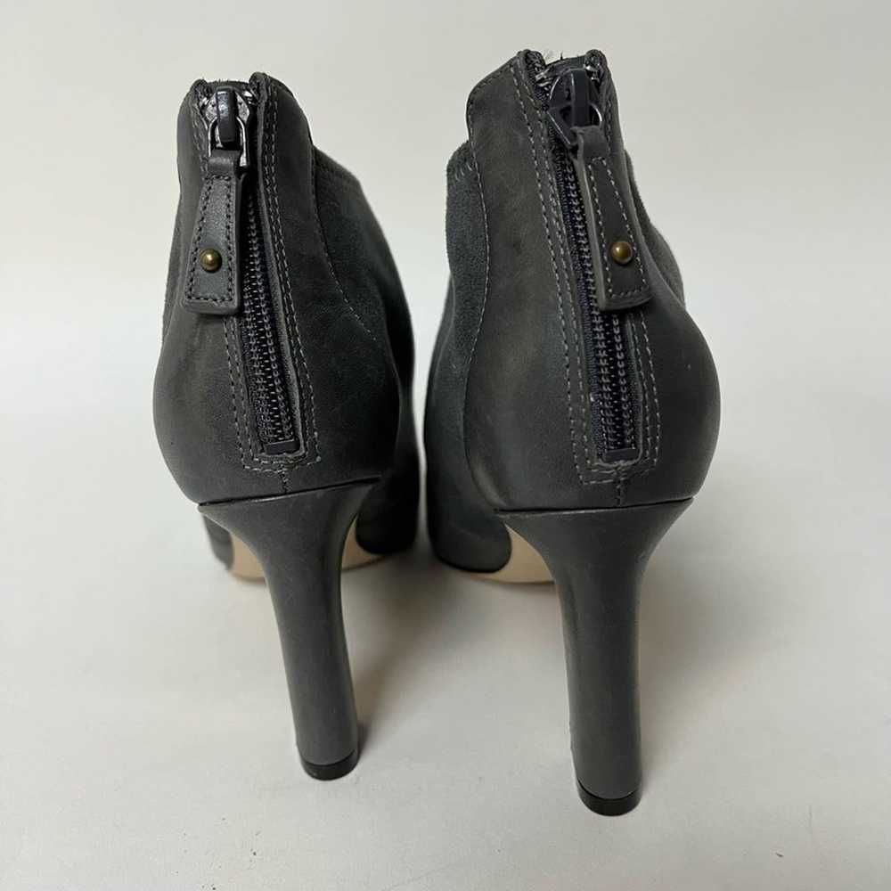 Cole Haan Ankle Boots Heeled Grey Suede Leather P… - image 4