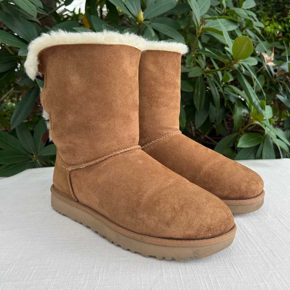 UGG Women's Bailey Bow II Size 8 US Chestnut 1016… - image 5