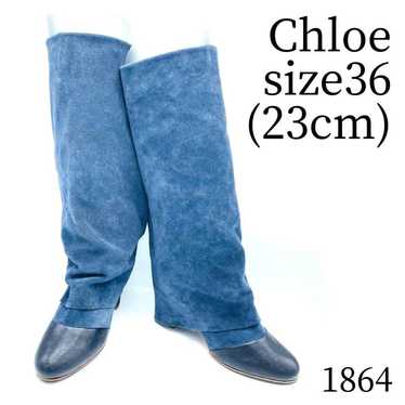 See by Chloe Suede Navy Boots 1864 - image 1