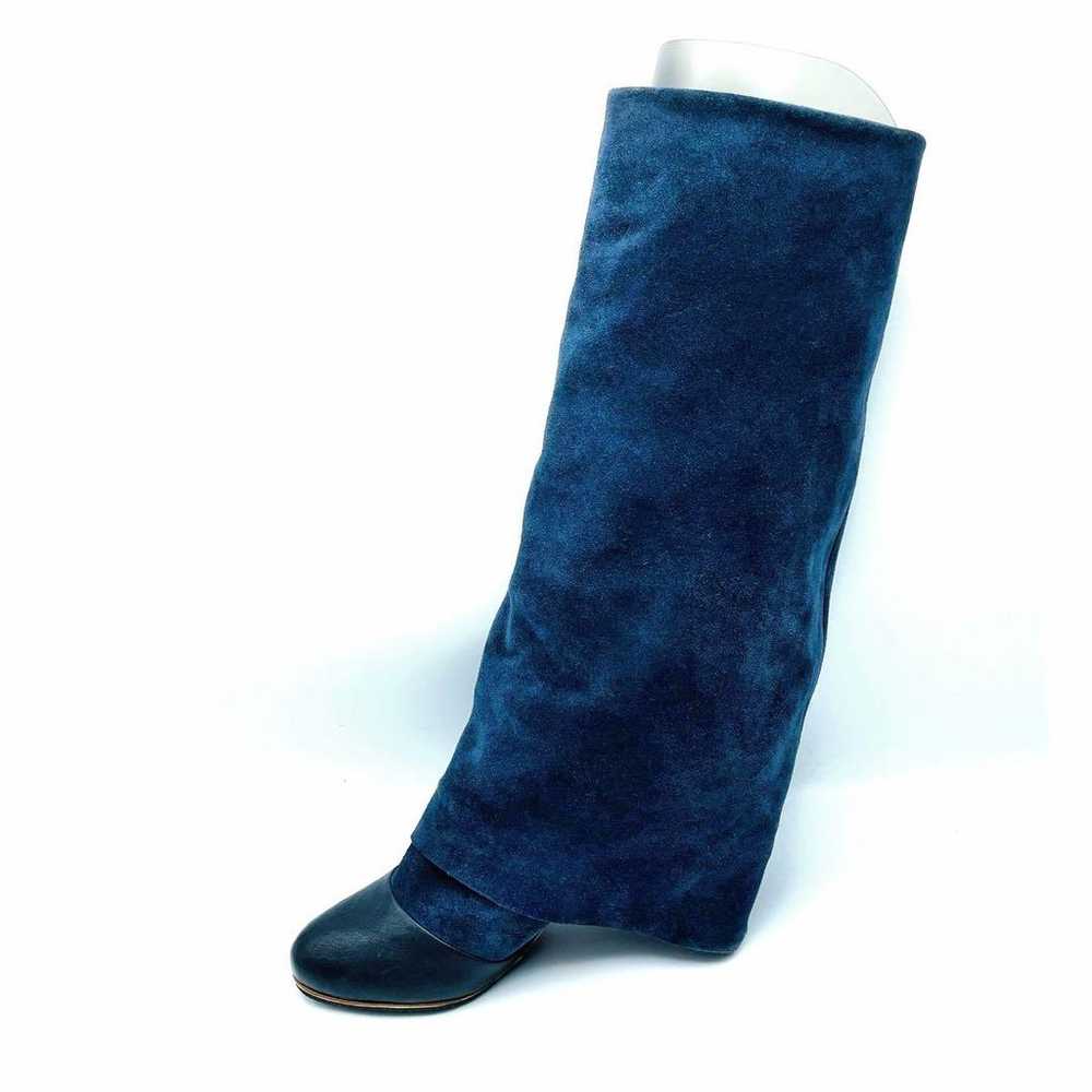 See by Chloe Suede Navy Boots 1864 - image 7