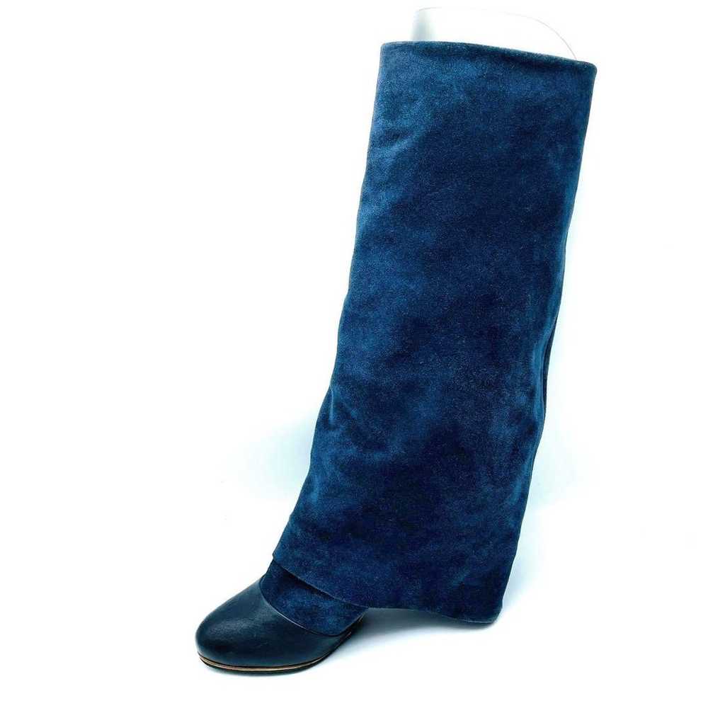 See by Chloe Suede Navy Boots 1864 - image 8