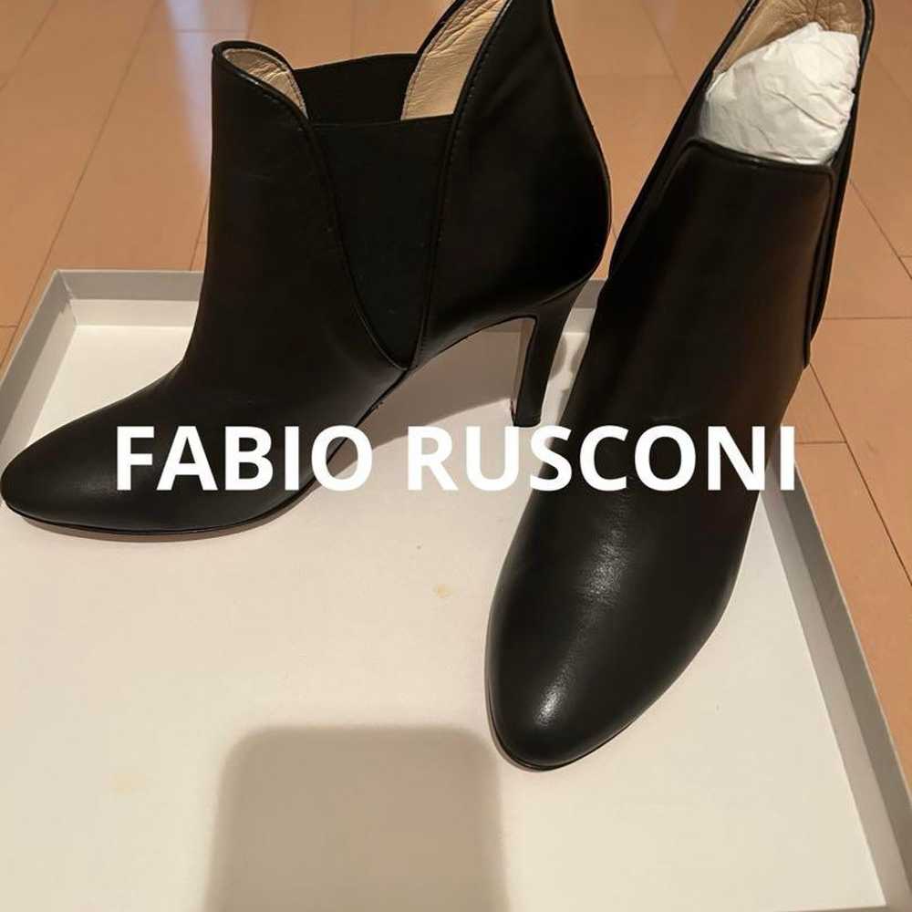 FABIO RUSCONI Black Leather Booties - image 1