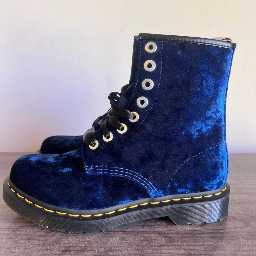 Dr. Martens 1460 Vegan Crushed Velvet Women's Lac… - image 5