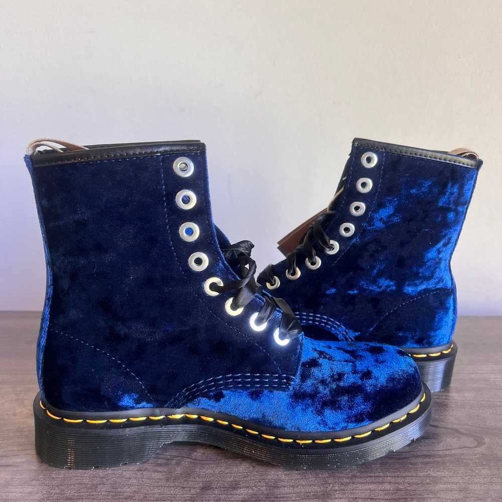 Dr. Martens 1460 Vegan Crushed Velvet Women's Lac… - image 8