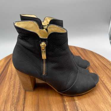 Paul Green Shoes Bellini Black Suede Open Toe Hee… - image 1