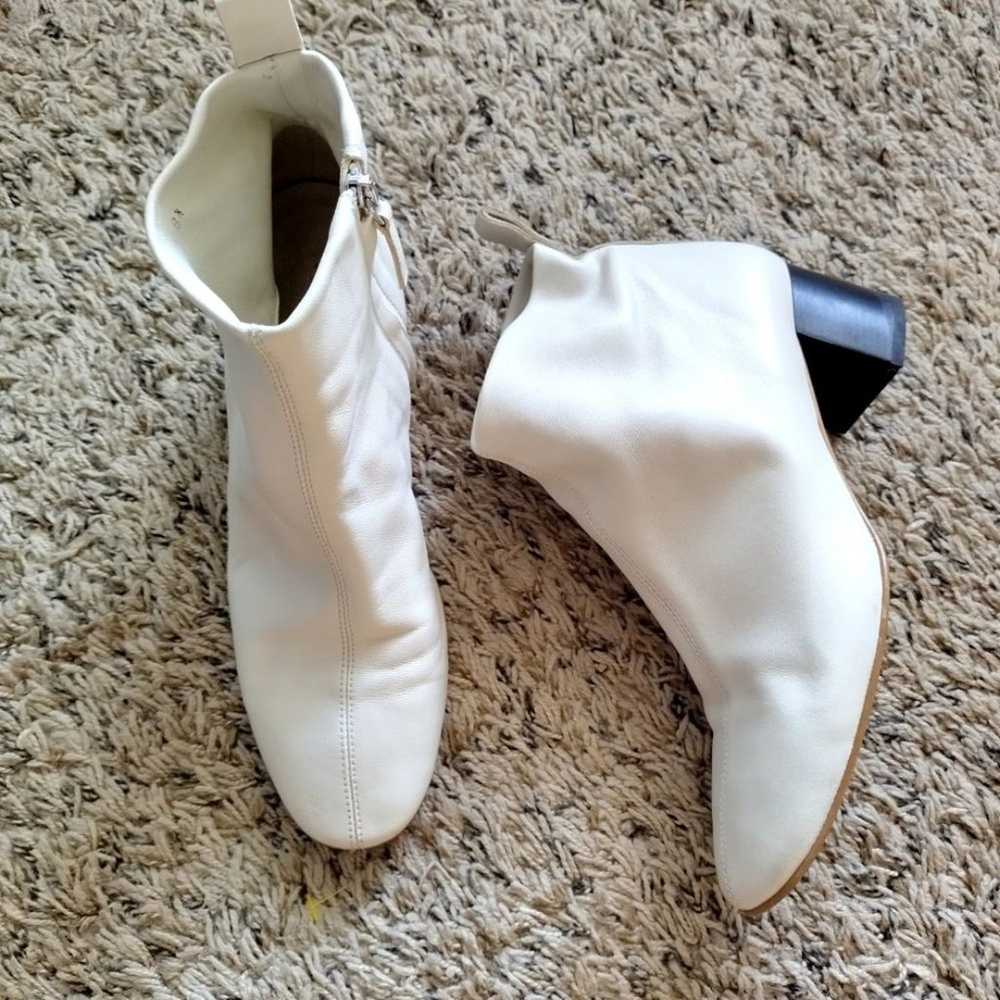 Everlane the day boot butter soft white leather s… - image 3