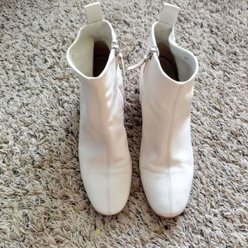 Everlane the day boot butter soft white leather s… - image 4