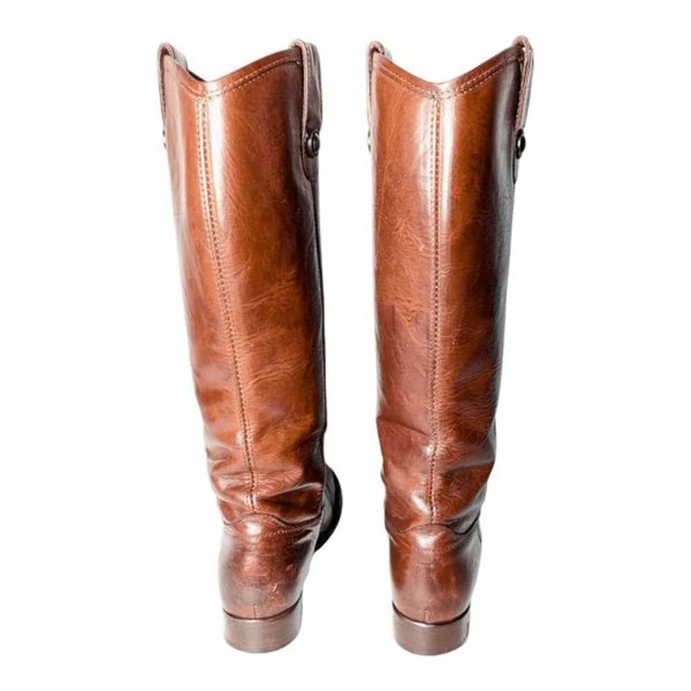 FRYE Melissa Tall Cognac Leather Riding Boot Size… - image 6