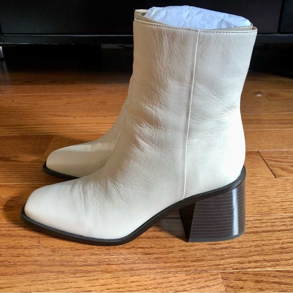 SAM EDELMAN WINNIE Ivory Leather Bootie Women’s S… - image 9