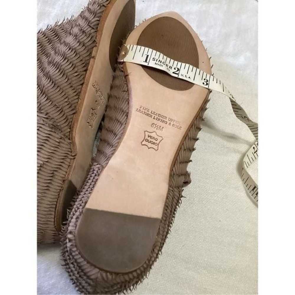 Womens Nubuck Slip On Flats 6.5 - image 2