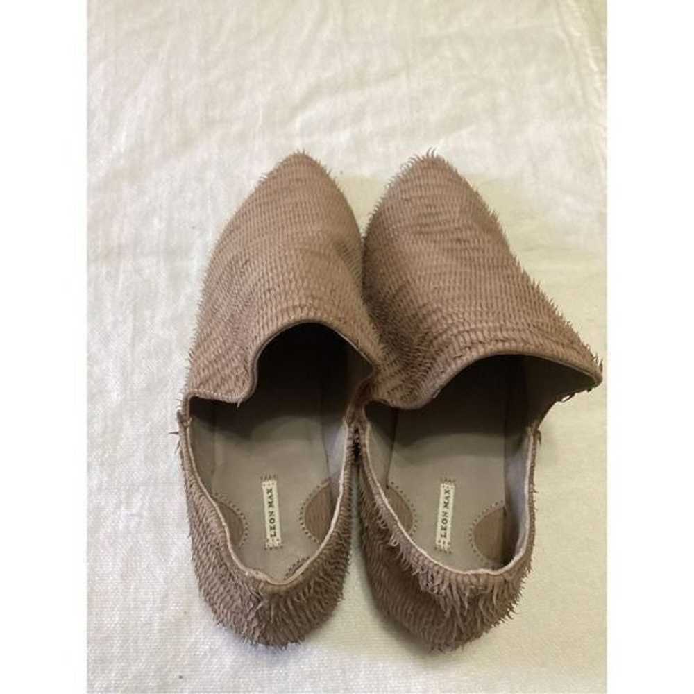 Womens Nubuck Slip On Flats 6.5 - image 5