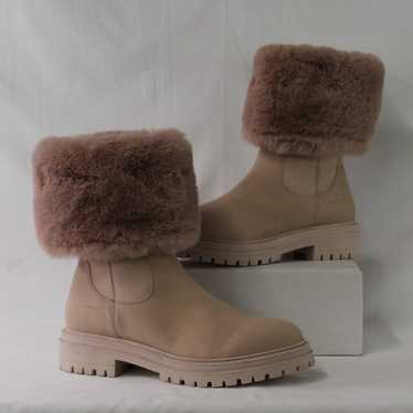 *NEW WITHOUT BOX* GEOX IRIDEA FAUX FUR BOOTS