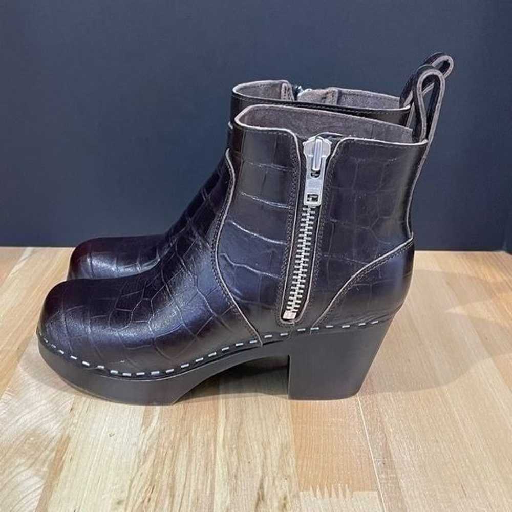 Swedish Hasbeens Boots Zip It Emy Clog Ankle Boot… - image 3