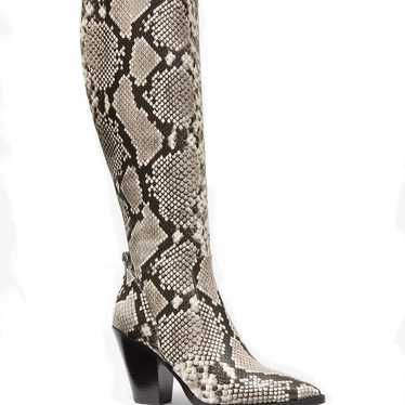 Dover Snake Embossed Knee Boot - image 1