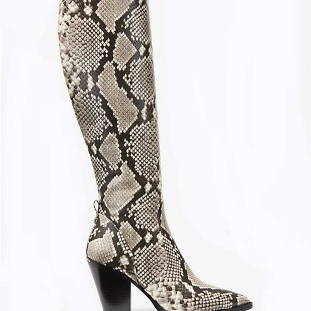 Dover Snake Embossed Knee Boot - image 2