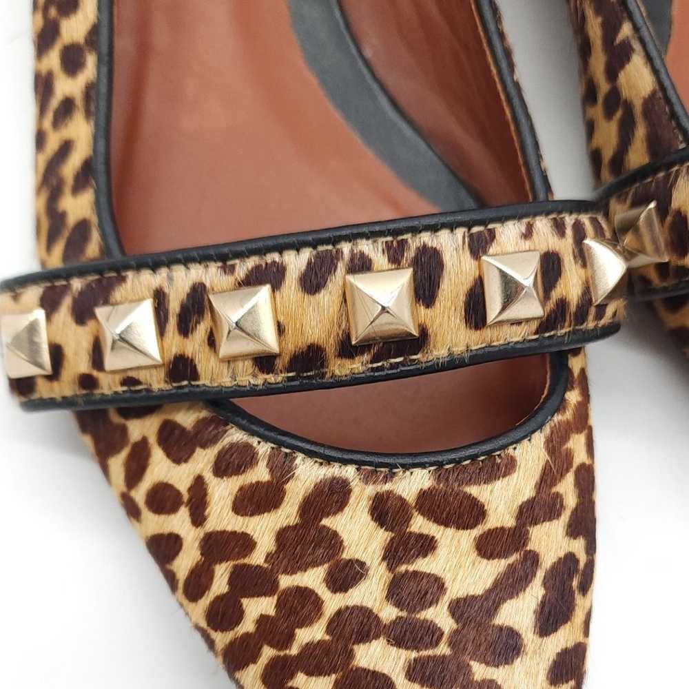 Rebecca Minkoff Ira Calf Hair Cheetah Studded Poi… - image 7