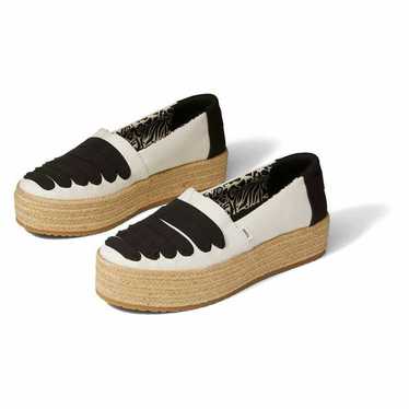 TOMS Valencia Platform Espadrille - Natural size … - image 1