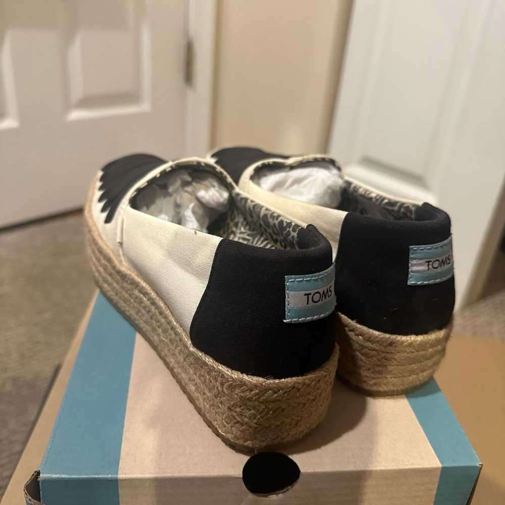 TOMS Valencia Platform Espadrille - Natural size … - image 7