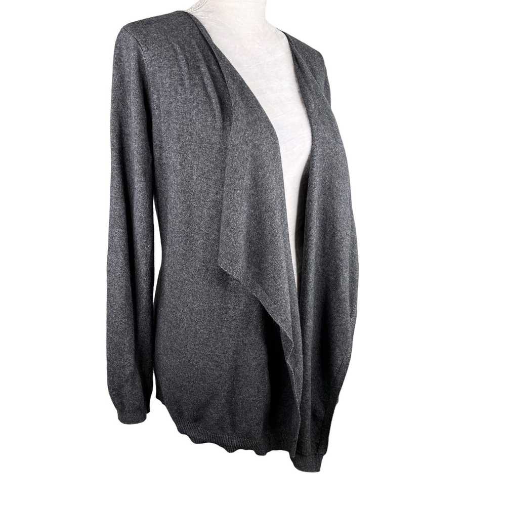 Boden Boden Open Sweater Waterfall Cardigan Gray … - image 12