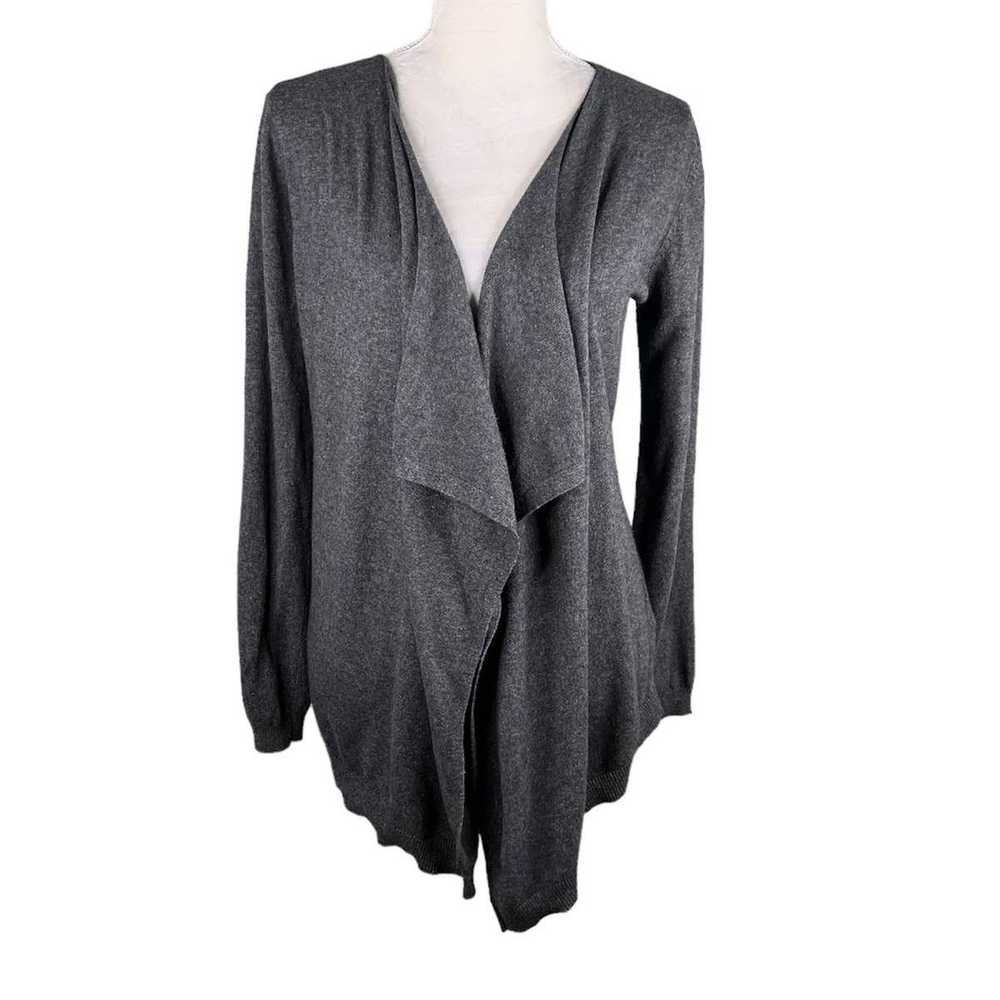 Boden Boden Open Sweater Waterfall Cardigan Gray … - image 6