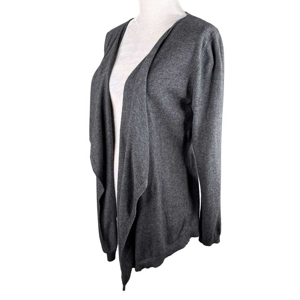 Boden Boden Open Sweater Waterfall Cardigan Gray … - image 8