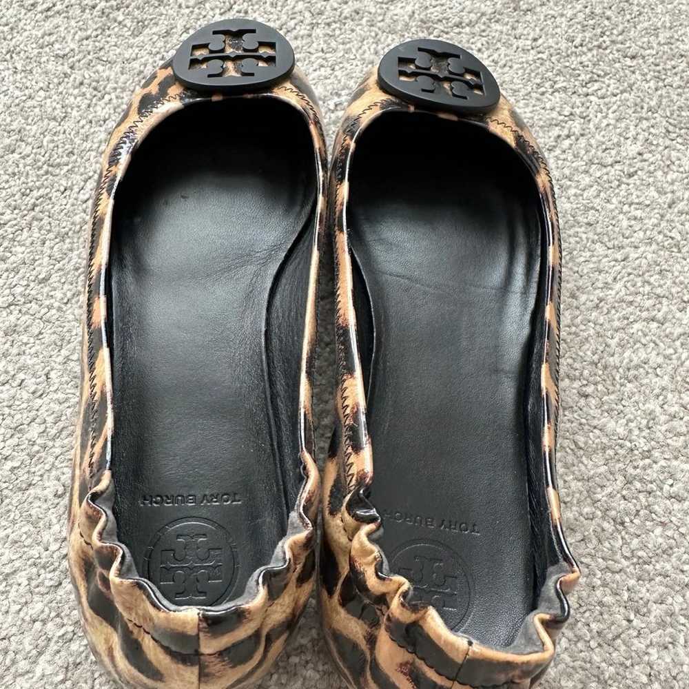 Tory Burch Minnie Patent Leopard Flats - image 2