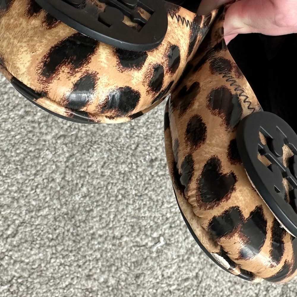 Tory Burch Minnie Patent Leopard Flats - image 4