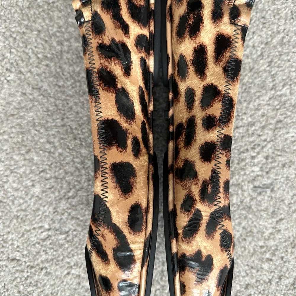 Tory Burch Minnie Patent Leopard Flats - image 6