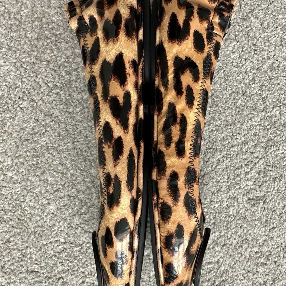 Tory Burch Minnie Patent Leopard Flats - image 7