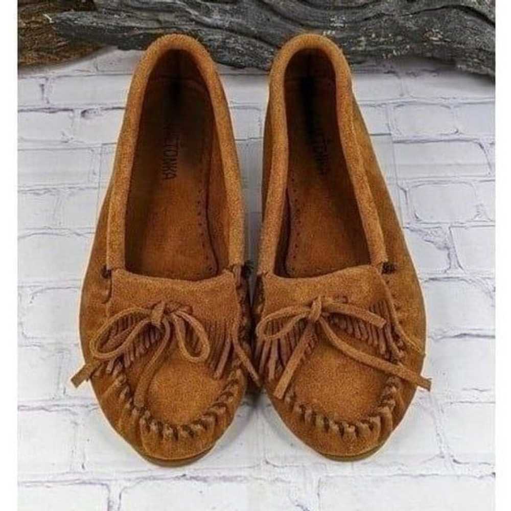 Minnetonka 402 Kilty Hardsole Moccasins - image 2