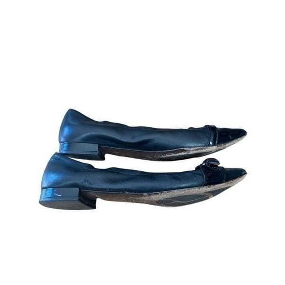 AGL black cap-toe ballet flats - image 3