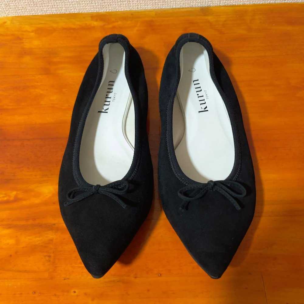 Klunto Tokyo flat shoes black 26cm suede. - image 6