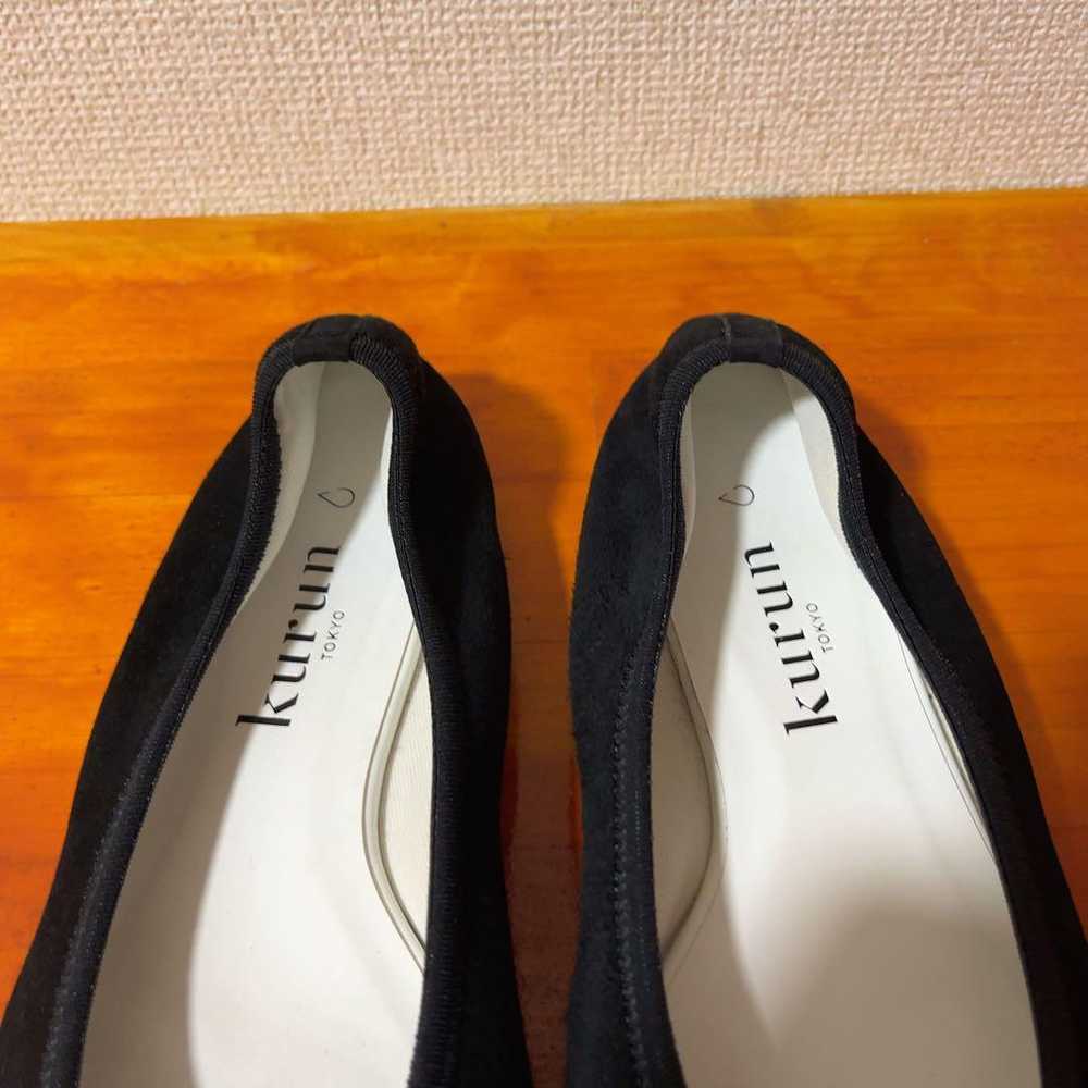 Klunto Tokyo flat shoes black 26cm suede. - image 7