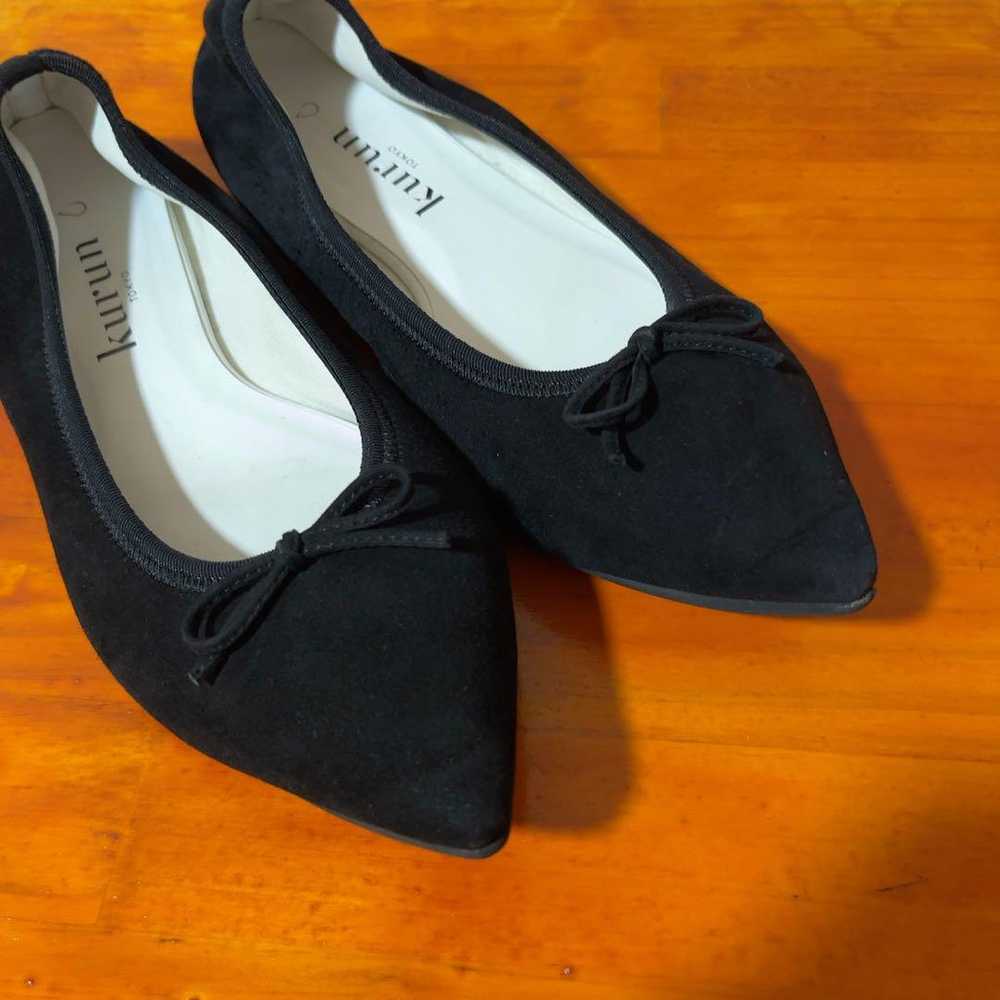 Klunto Tokyo flat shoes black 26cm suede. - image 8